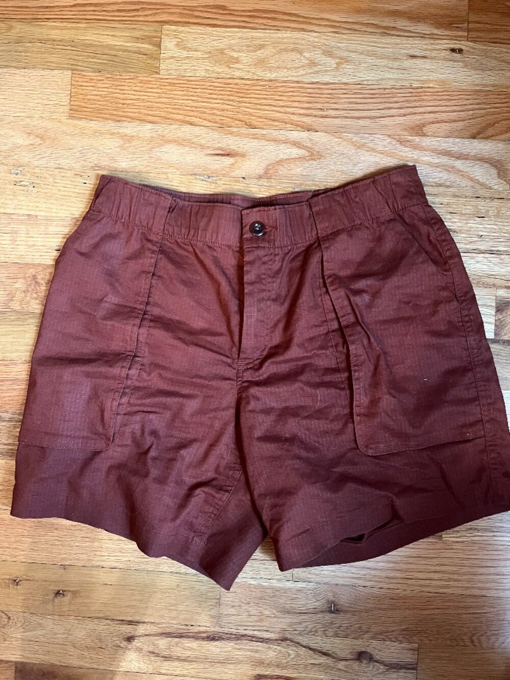 Duluth Trading Co Women's Hempstop 7" Shorts - Rust size 6